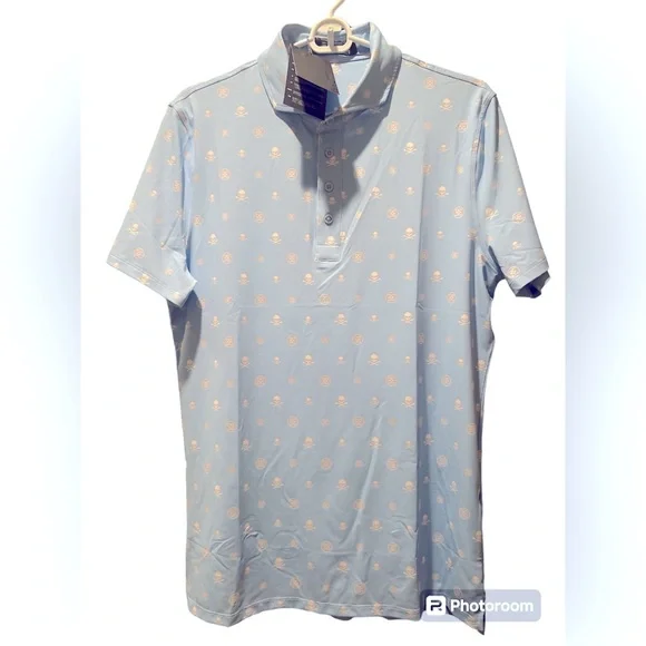 G/FORE | Men’s skull/crossbones golf polo small | NWT - Picture 2 of 7